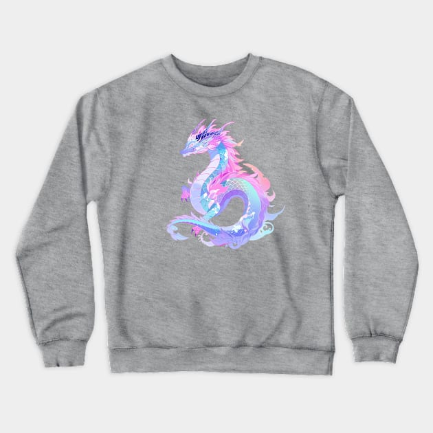 Pastel Dragon Crewneck Sweatshirt by DarkSideRunners